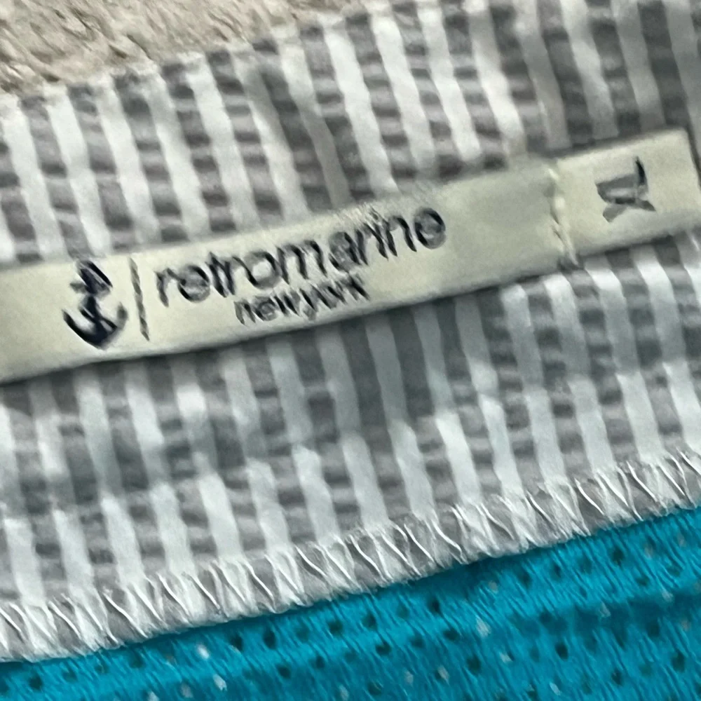 Retromarine Seersucker Swim Shorts